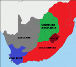 Map of Post-Cataclysm South Africa
