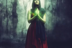 Magic Spark Sorcerer in Forest